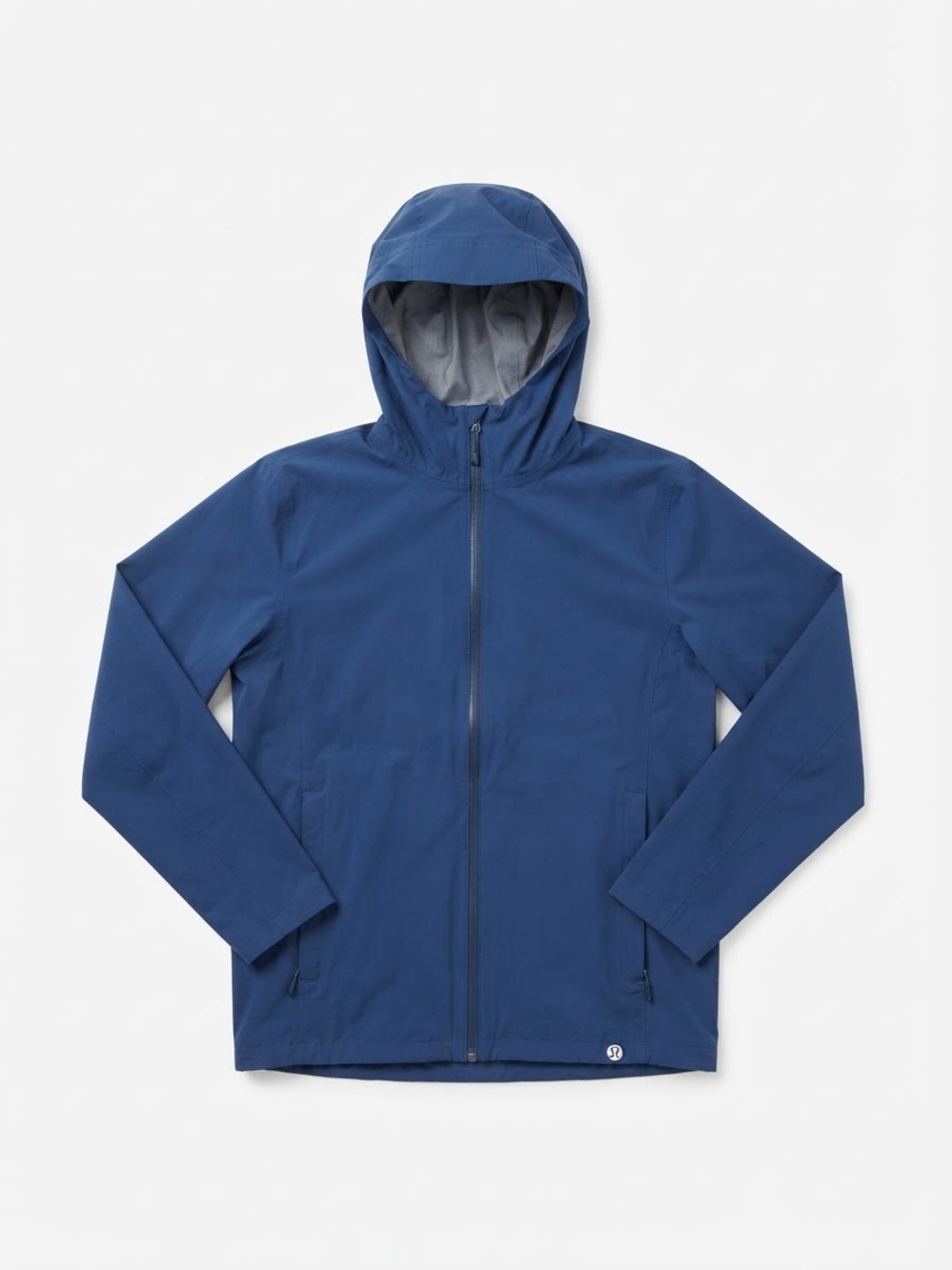 REI Co-op Blue Hooded Rain Jacket - Men's Large